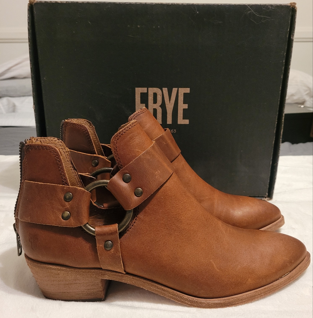 Frye Womens Brown Leather Boots